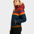Retro Multicolour Puffer Jacket