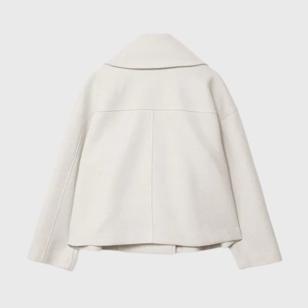 Chic Double-Breasted Cropped Jacket