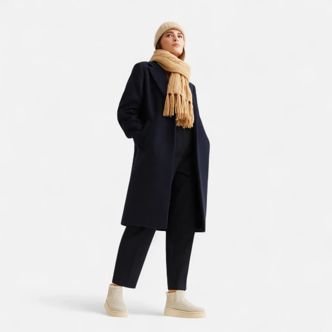 Faux-Fur Lined Platform Winter Boots