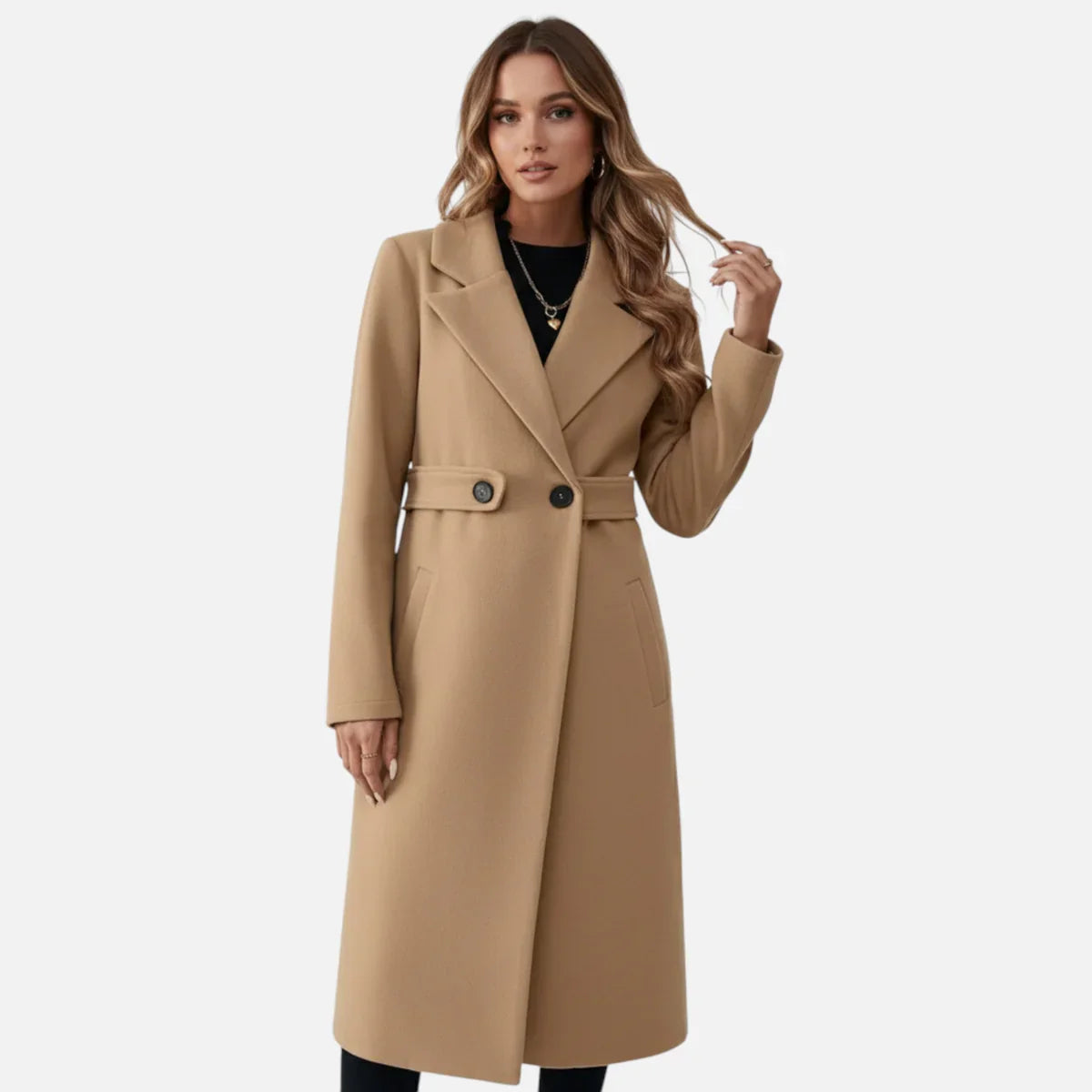 Long Belted Coat