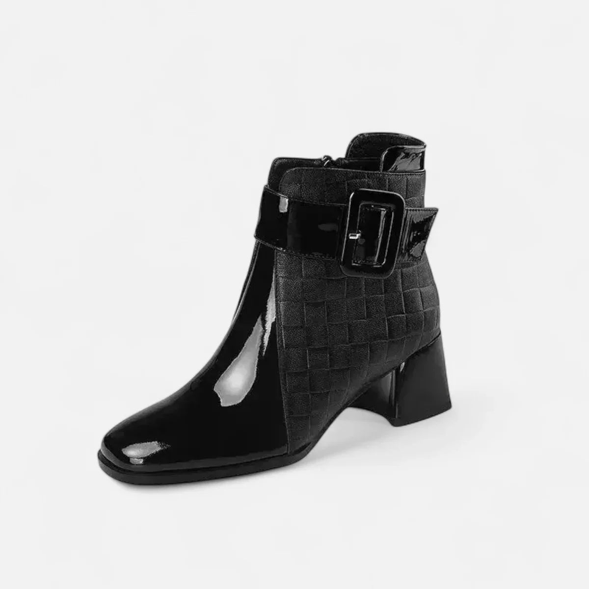 Elegant Buckle Ankle Boots